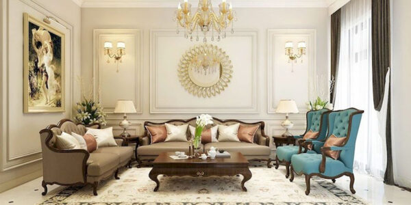 Lưu ý khi thiết kế nội thất theo phong cách tân cổ điển
